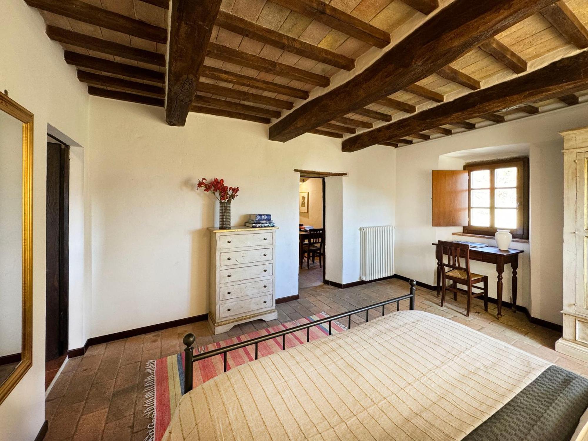 Bio Agriturismo Il Vigno Caprese Michelangelo Bagian luar foto