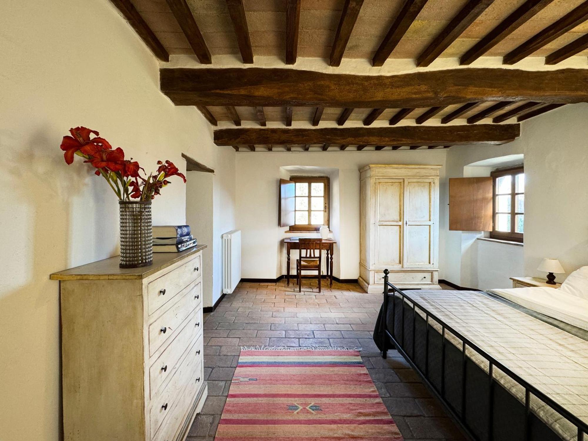 Bio Agriturismo Il Vigno Caprese Michelangelo Bagian luar foto
