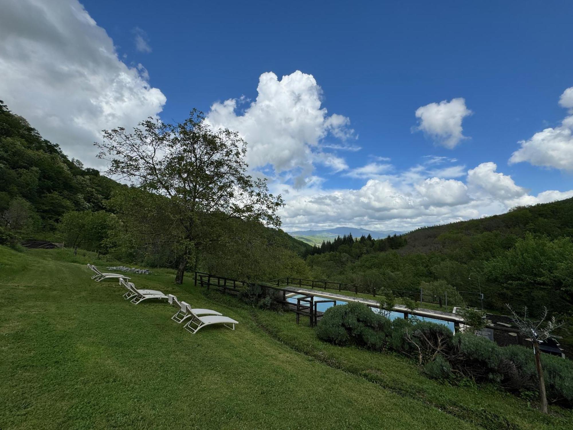 Bio Agriturismo Il Vigno Caprese Michelangelo Bagian luar foto